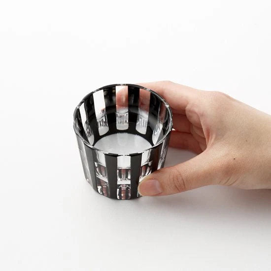 Edokiriko Stripe Japanese Sake Glass