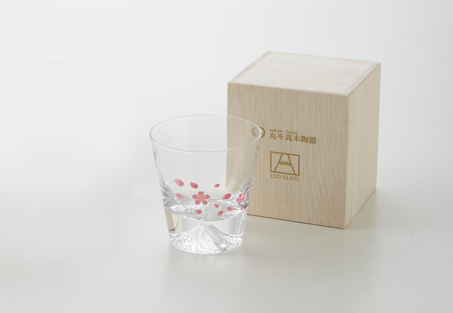 Sakura Dancing Mt. Fuji Rock Glass