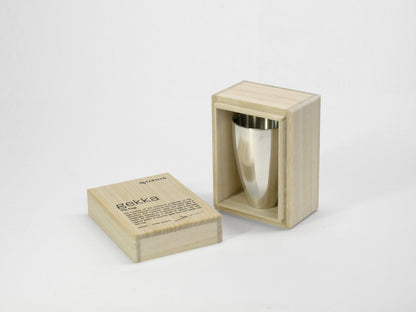 gekka Tin Sake Cup (For Warmed Sake) 60ml