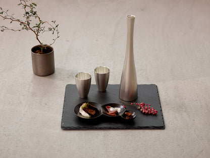 gekka Tin Sake Bottle Set (For Chilled Sake)