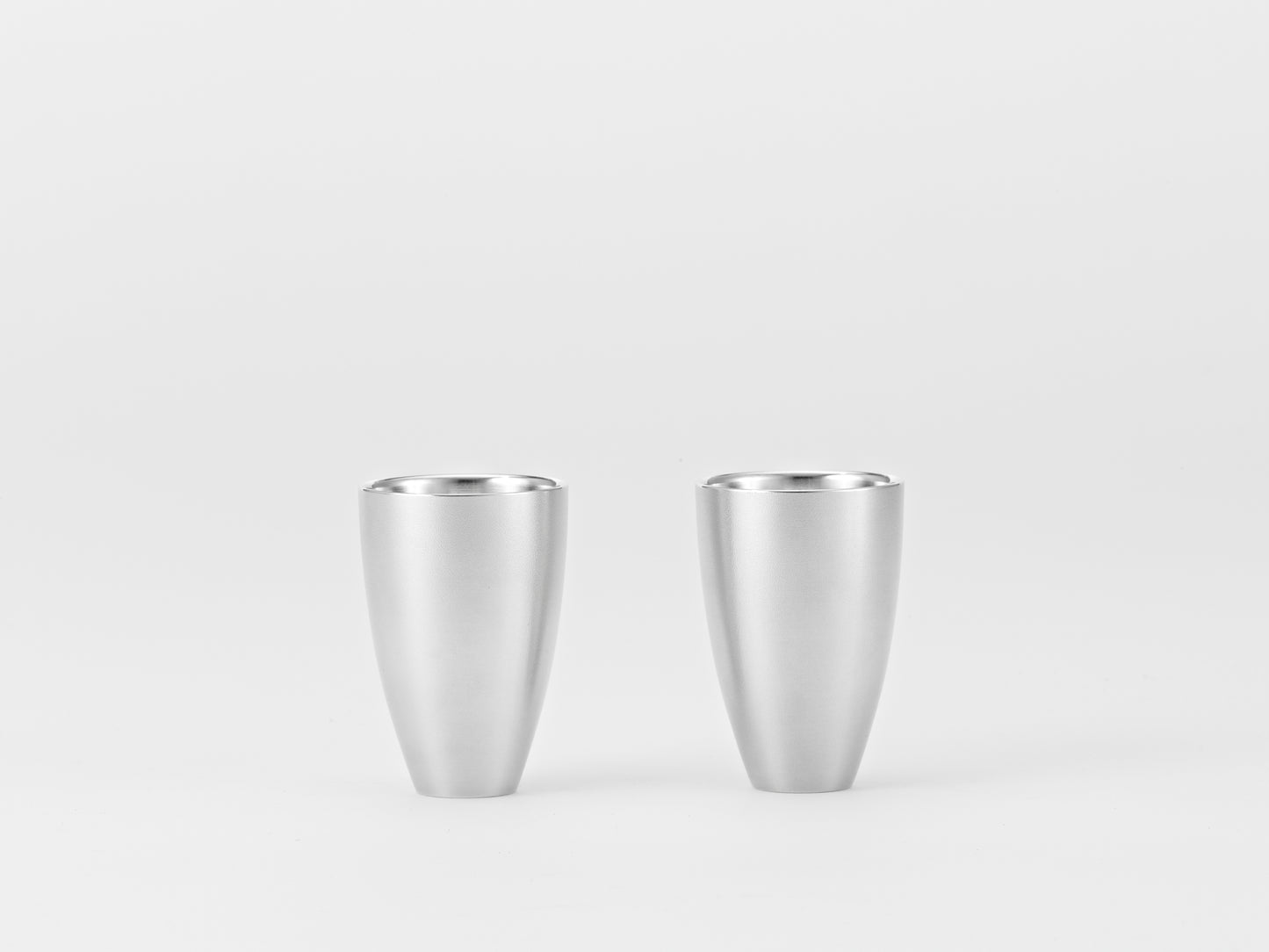gekka Tin Sake Cup Set (For Chilled Sake)