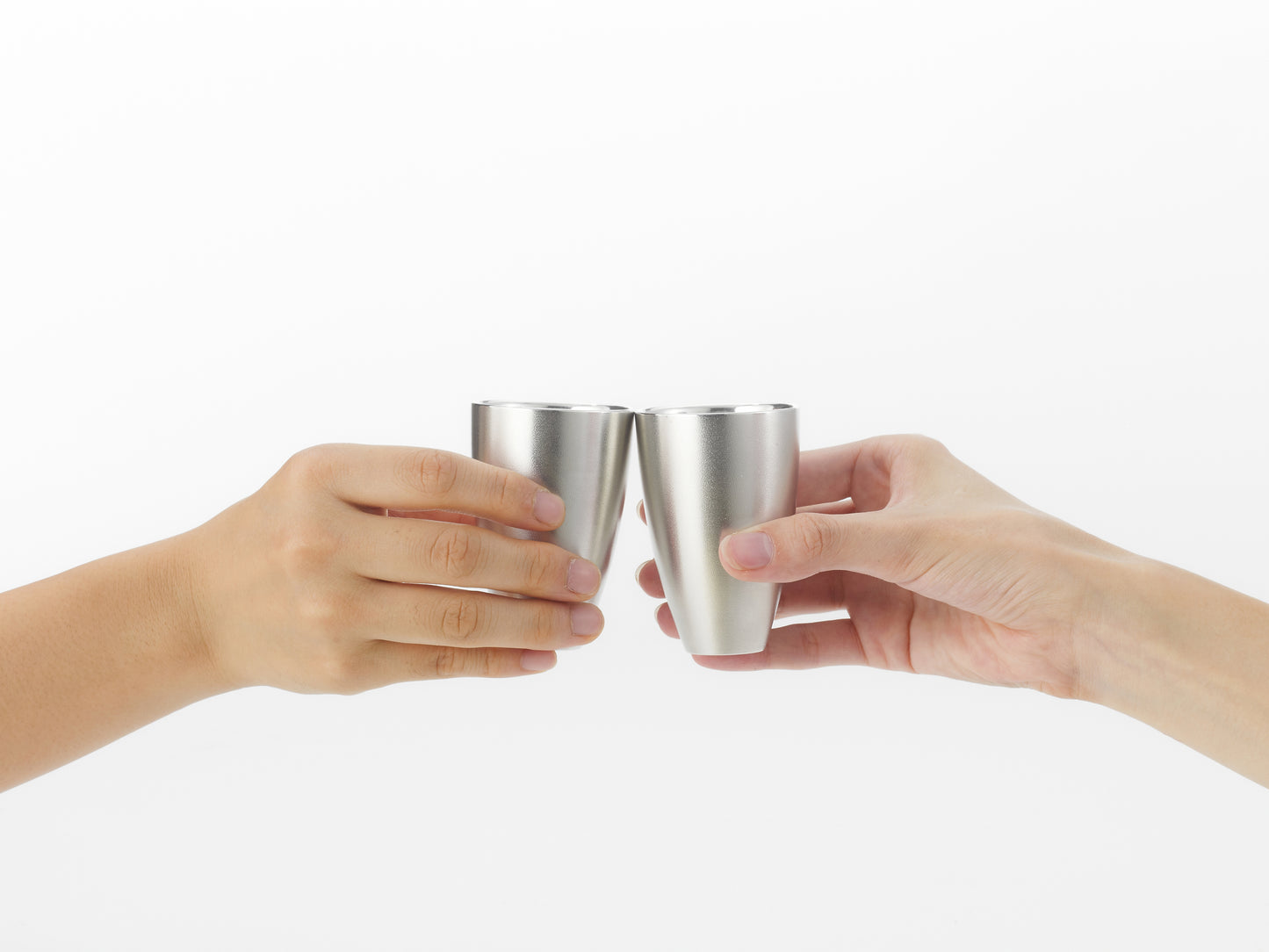 gekka Tin Sake Cup Set (For Chilled Sake)