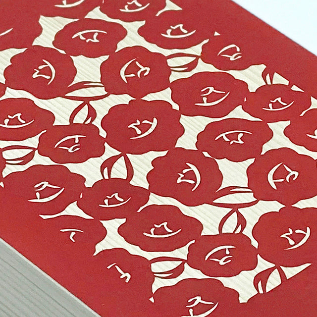 Stationery Box Ise Katagami [Camellia]