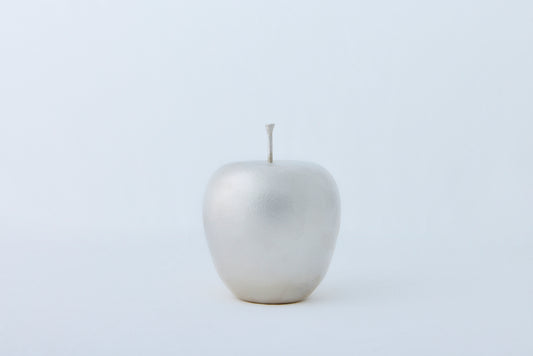 Pure Silver Apple Roly-Poly Ornament