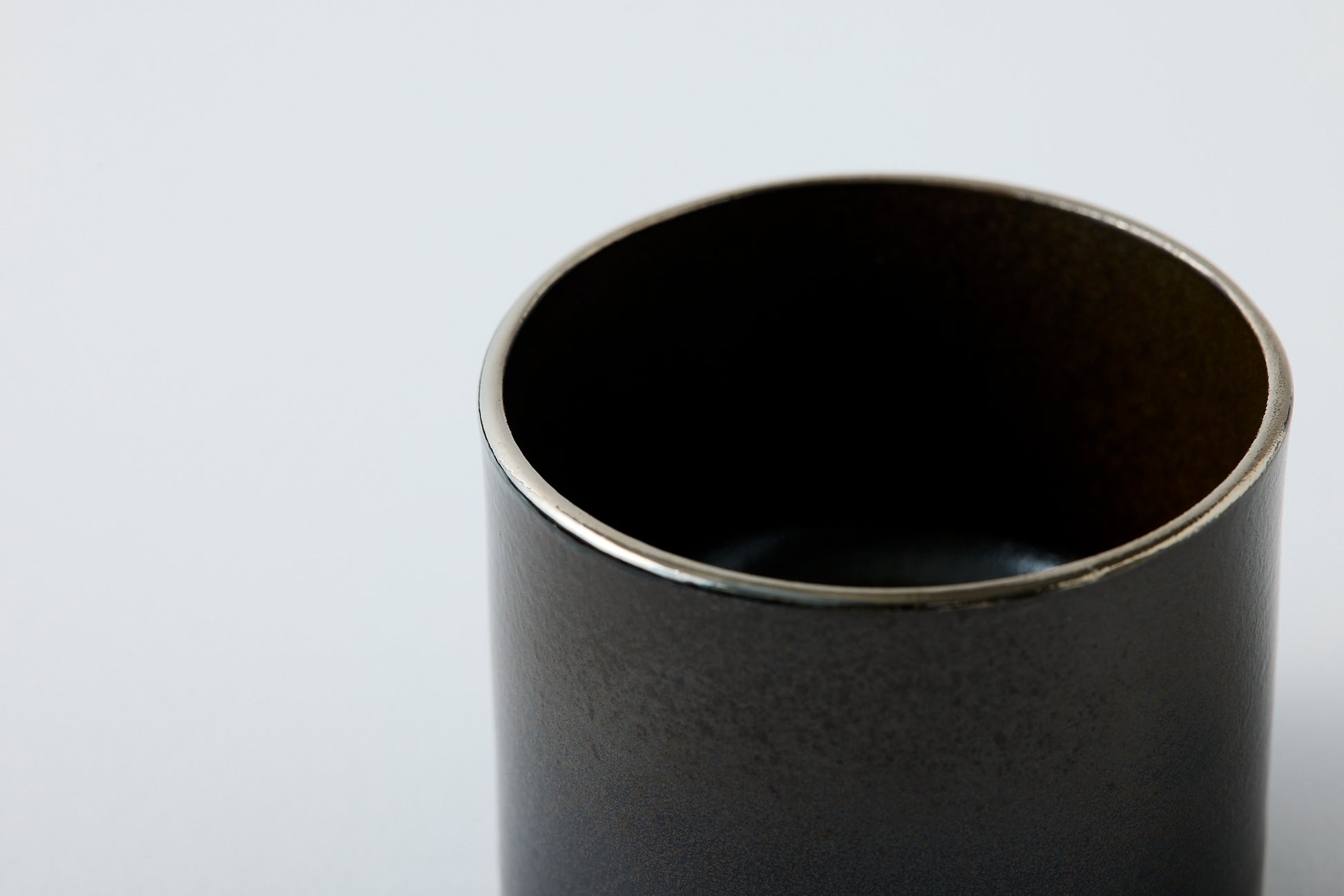 Utage Small Bowl, Cylindrical, Black