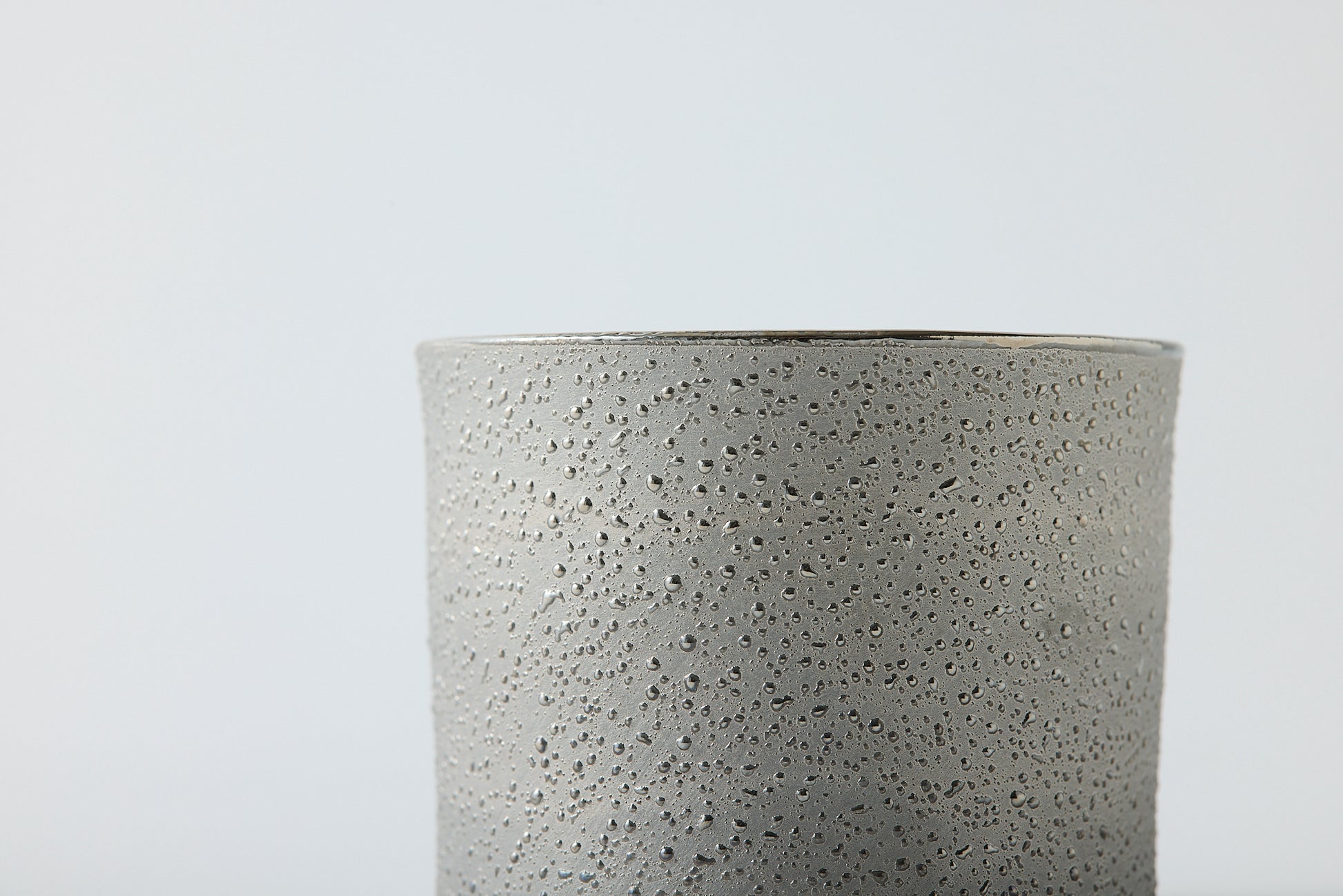 Utage Small Bowl, Cylindrical, Black and Silver
