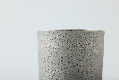 Utage Small Bowl, Cylindrical, Black and Silver