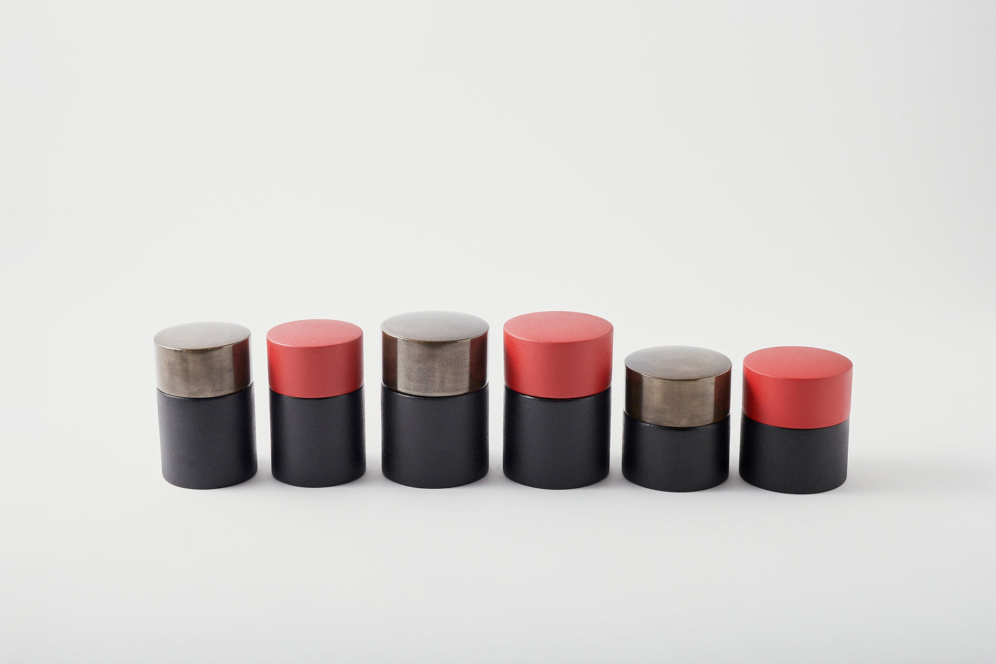 Tea Canister Vermilion Decor Long