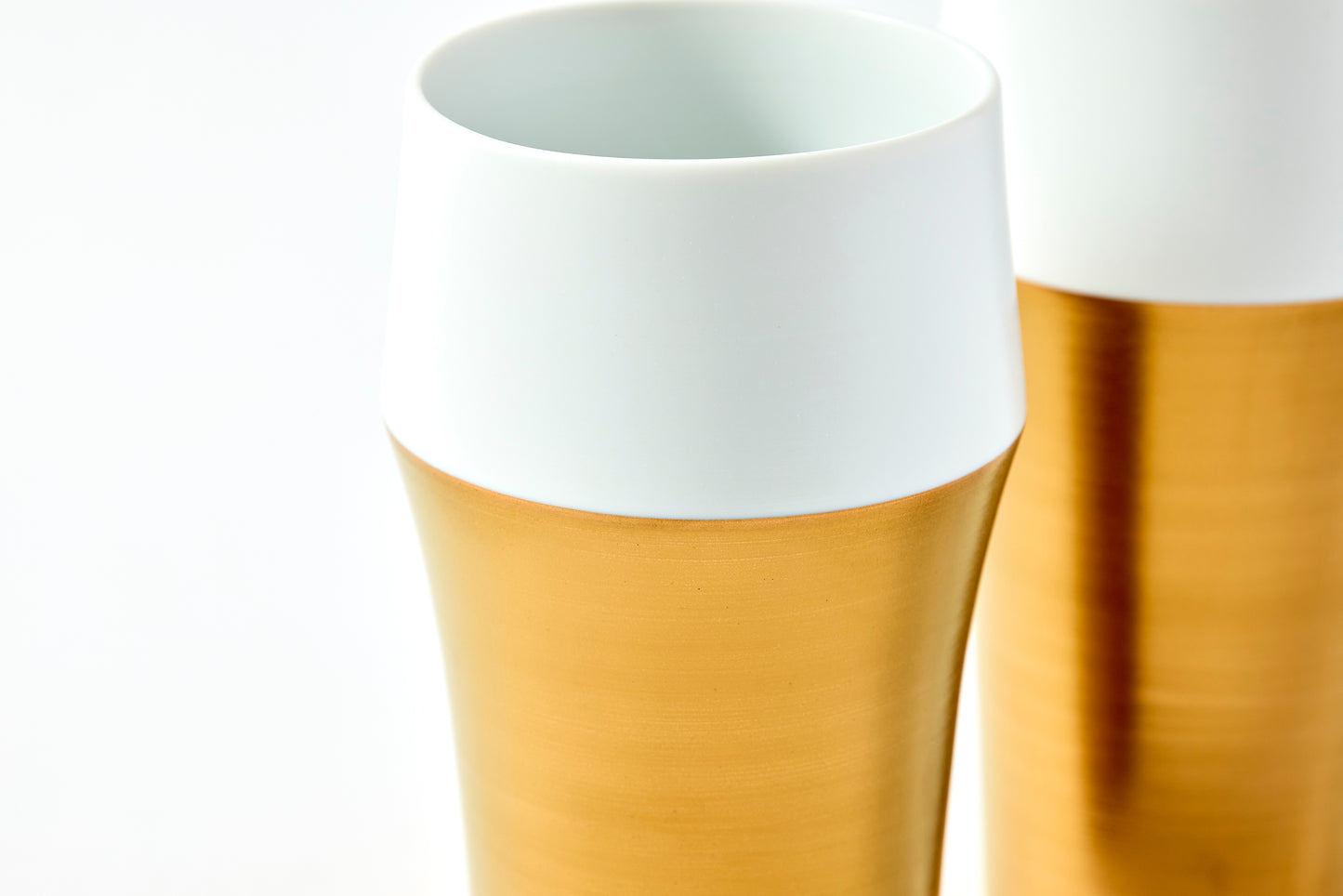 Set of 2 Beer Cups - Gold