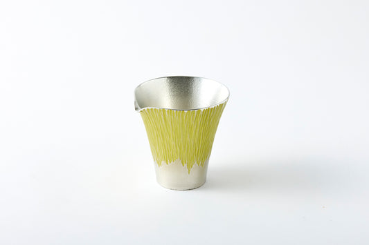 Mt. Fuji Sake Pitcher Yellow