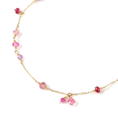[ BASIC ] Pink Stones Bracelet