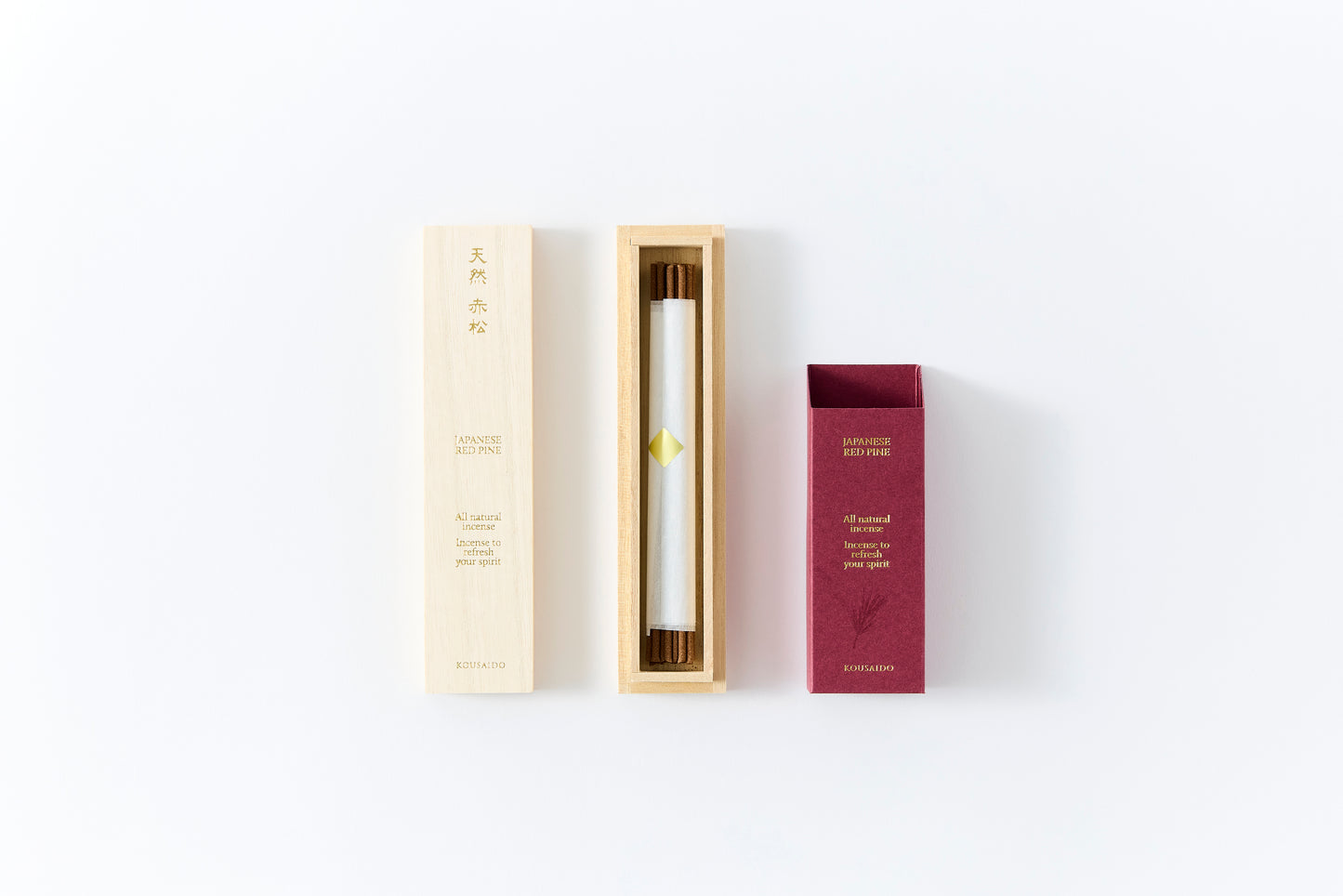 Natural Premium Incense – JAPANESE RED PINE