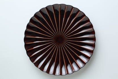 11-inch Plate Lacquer Brown