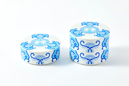 Double-tier Serving Box - JB Ko-Imari Floral Pattern