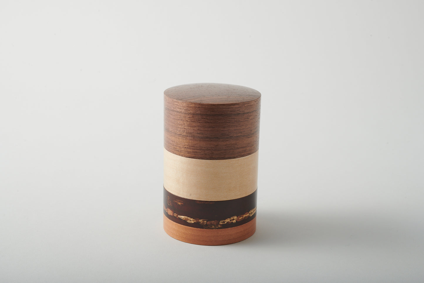 4-Color Tea Canister - Walnut