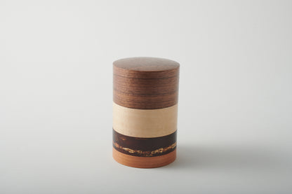 4-Color Tea Canister - Walnut