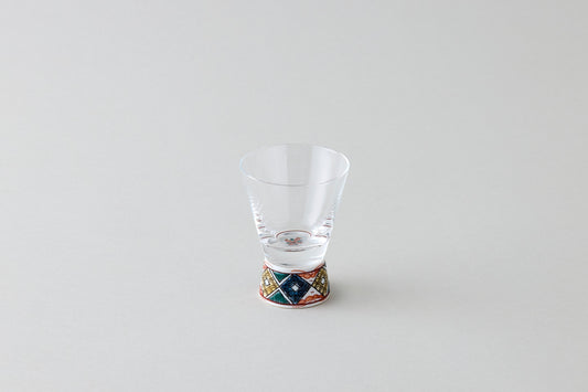Shot Glass - Ko-Kutani Diamond Motif