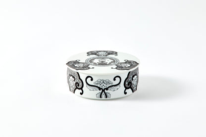 Single-tier Serving Box - JS Ko-Imari Floral Pattern