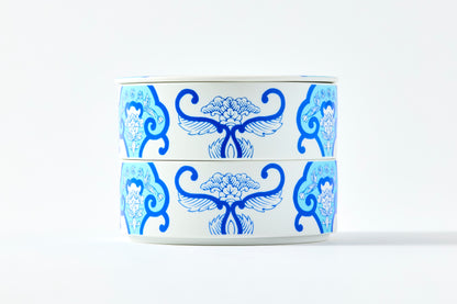 Double-tier Serving Box - JB Ko-Imari Floral Pattern