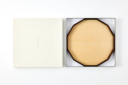 12-Sided Tray (Large) – Maple Wood