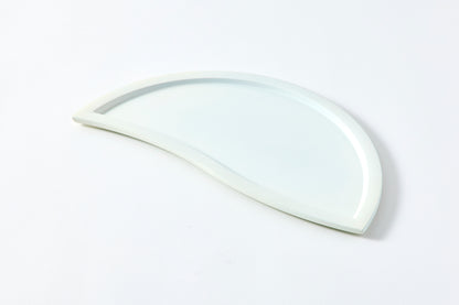 couple plate / matte white