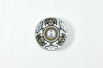 Japanese Round Plate - JS Ko-Imari Floral Pattern 190mm