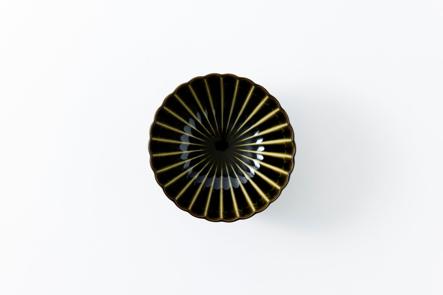 8-inch Bowl Rikyu Green