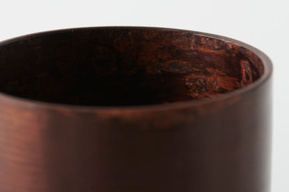 Tea Canister Chamfer Frosted Decor by Keitaro Arakawa