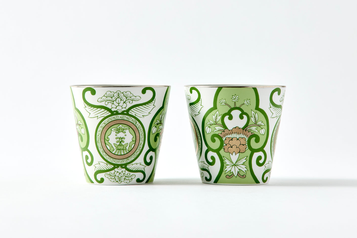 Set of 2 Rock Cups 300ml - JT Ko-Imari Floral Pattern