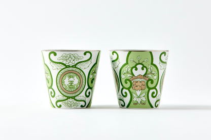 Set of 2 Rock Cups 300ml - JT Ko-Imari Floral Pattern