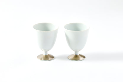 Set of 2 Sake Cups - Snow 90ml