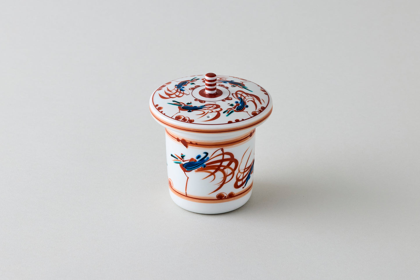 Kutani Chirori - Akae Bird Motif