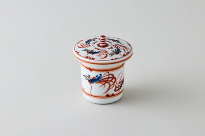 Kutani Chirori - Akae Bird Motif