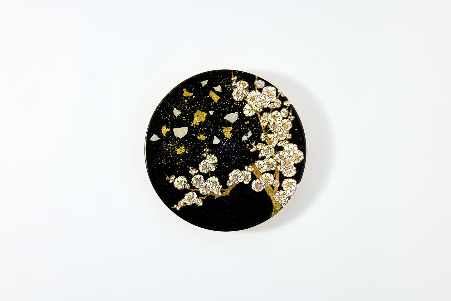 Decorative Plate – White Plum