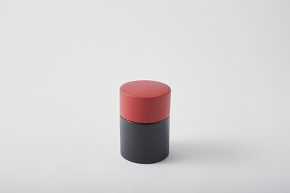 Tea Canister Vermilion Decor Large