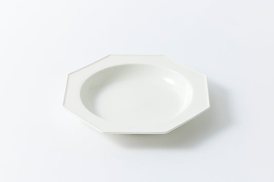 Domino de dish. Octagon Plate White