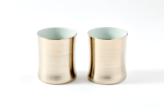 Set of 2 Mallet Glasses 280ml - Platinum