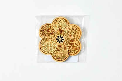 Coaster – Plum Blossom with Komon Pattern