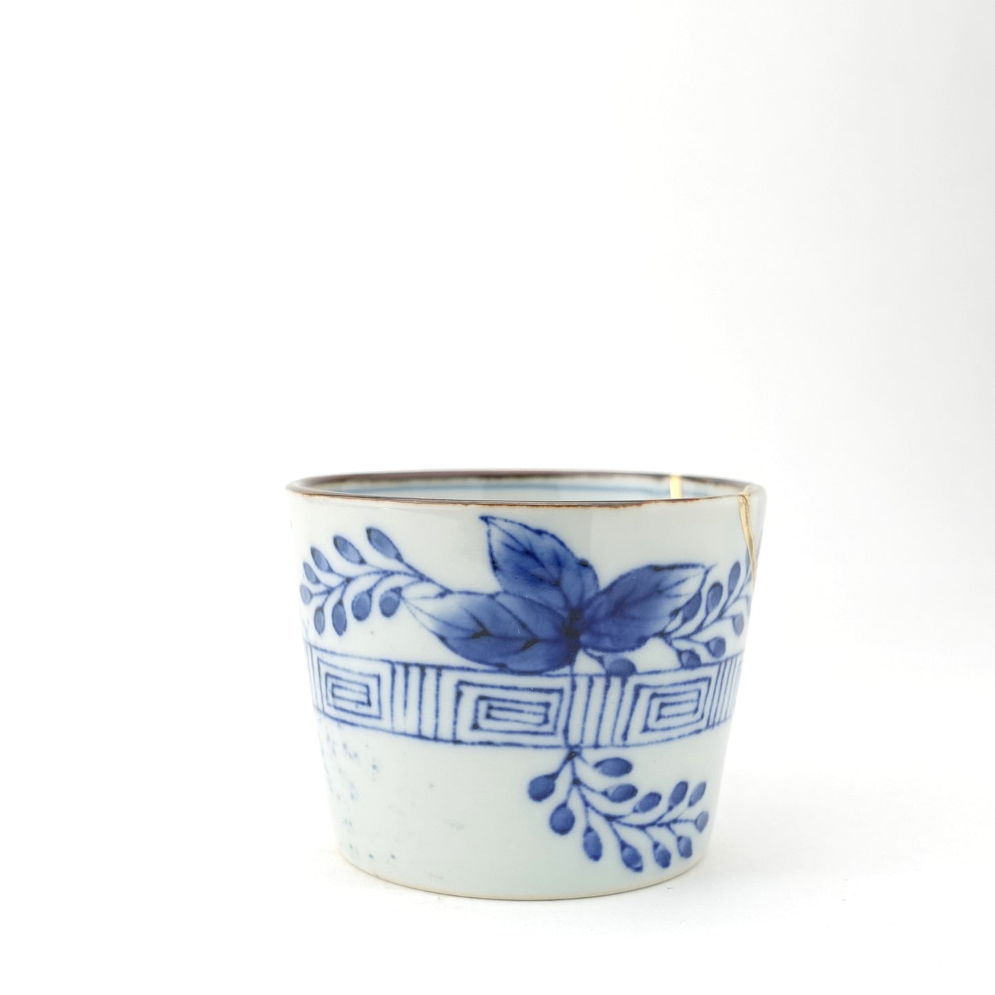 Gold Line Kosome Bush Clover Sobachoko Imari Porcelain