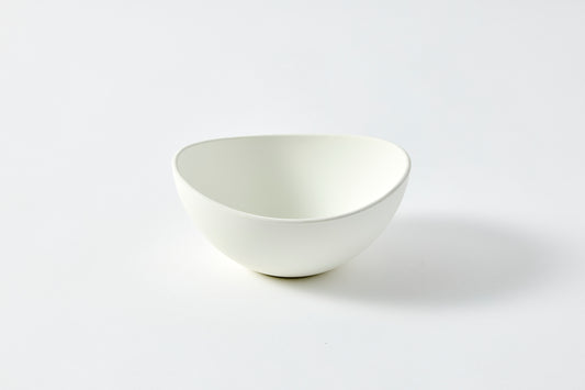 wave bowl / matte white