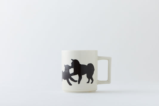 Color Changing Mug [Parent and Child Shiba Dog]