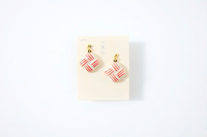 Musubi Red Earrings