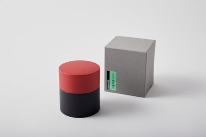 Tea Canister Vermilion Decor Small