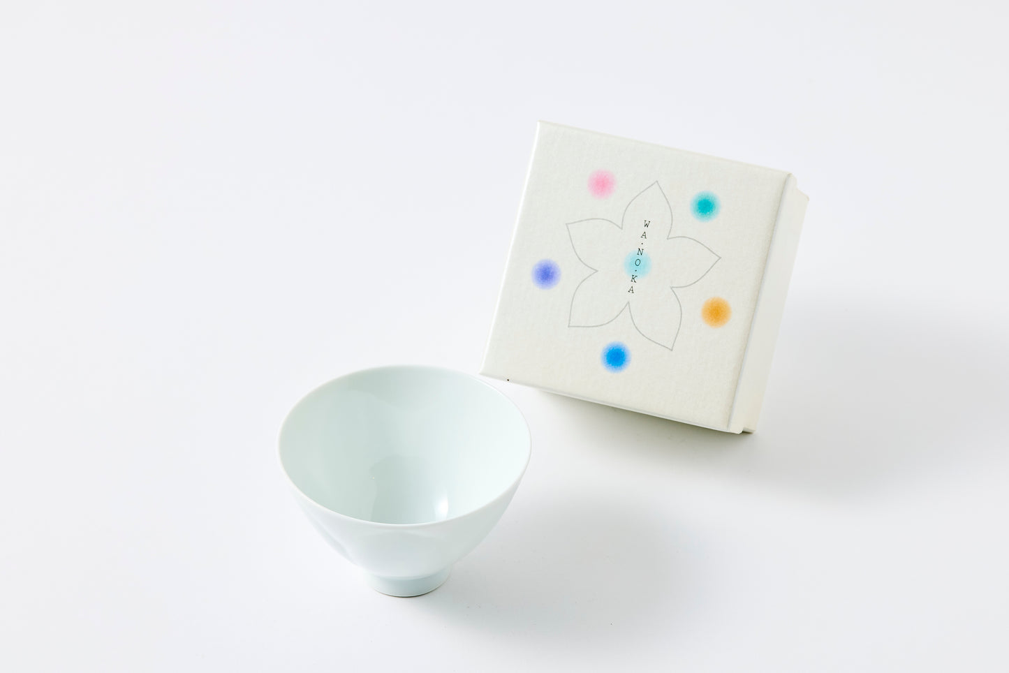 WANOKA Flower-Shaped Teacup WH Arita Porcelain
