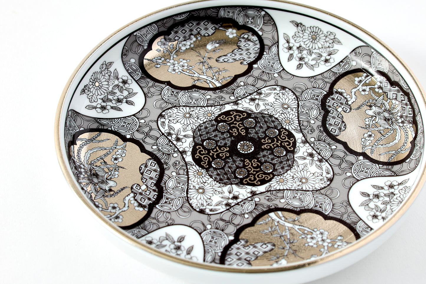 Teacup & Saucer - JS Mokko Paulownia Motif 150ml