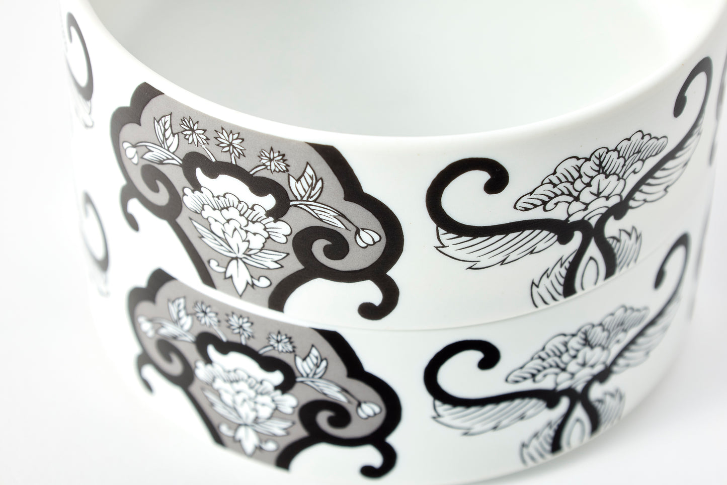 Double-tier Serving Box - JS Ko-Imari Floral Pattern