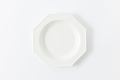 Domino de dish. Octagon Plate White