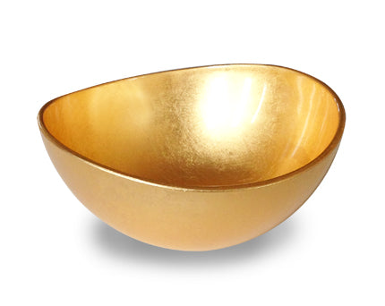 wave bowl / gold leaf