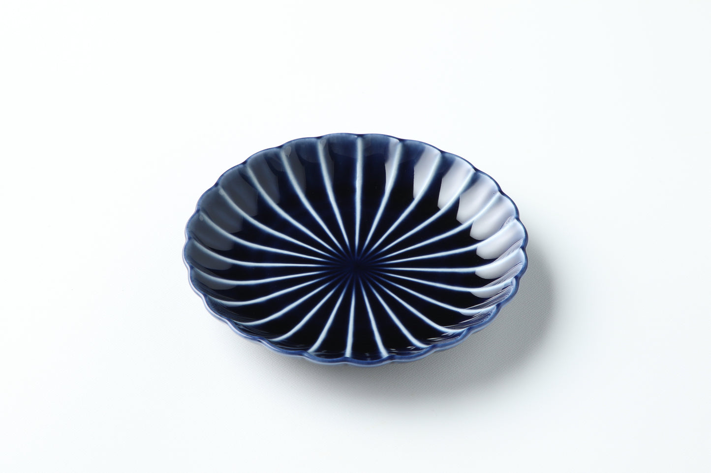5-inch Plate Eggplant Navy Blue