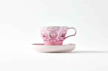 Teacup & Saucer 150ml - JC Ko-Imari Floral Pattern